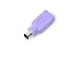 Value PS/2 - USB Tastatur Adapter violett