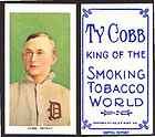 Ty Cobb T206 Tobacco (Cobb Back) Baseball Reprint Card (Detroit)
