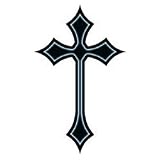 Celtic Cross 1 Temporary Tattoo 2.5x3.5