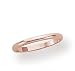 14K Rose Gold 2mm Plain Domed Standard Fit Wedding Band