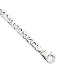 Sterling Silver 6.75mm Fancy Link Bracelet QG689-8.25"