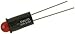 DIALIGHT 559-5101-001F PANEL MOUNT INDICATOR, LED, 6.35MM, RED, 2.1V (10 pieces)