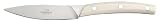 Consigli Falorni 2-Piece White Metacrylate Handle Steak Knife, 4-1/3-Inch Blade