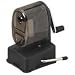 Office Products : X-Acto 1182 Manual Vacuum Mount Pencil Sharpener, Smoke Black Receptacle, Black Base, 1 Unit