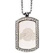 Ohio State Buckeyes Crystal Dog Tag NCAA College Athletics Fan Shop Sports Team Merchandise