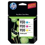 CN066FN Ink, 900 Page Yield, Cyan, Magenta, Yellow, 3/Pack