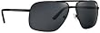 ANARCHY Mens Titan Black SIGNAL Sunglasses with Smoke Polarized Lenses