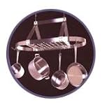 21i16O7WCpL. SL160  Just Frame and Grid Culinary Series Stainless Steel Pot Rack, S3618