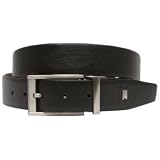 Tiger Woods Mens Reversible Gunmetal Buckle Belt by