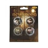 Twilight Saga: New Moon - 4 Piece Button Set Edward Cullen