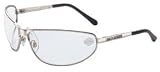 Harley Davidson Safety Eyewear, Silver Matte Frame, Clear Hardcoat Lens / HD501