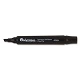 Universal® Chisel Tip Permanent Marker MARKER,PERM,CHSL,RG,BK (Pack of20)