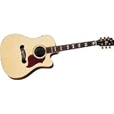 Gibson Songwriter Deluxe Studio EC Acoustic-Electric Guitar, Antique Natural Gold Hardware