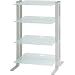 Eclipse 4-shelf Audio Tower w/ Cable Management (Grey)