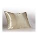 Shop Satin Luxury Standard Satin Pillowcase with Hidden Zipper, Champagne