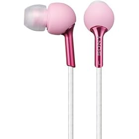 Sony Mdr-Ex55/Pnk Ex Earbuds Headphones with Silicon Housing (Pink)