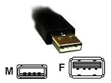 10FT USB 2.0 Extension Cable USB A Type M/f