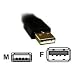 Micro Connectors E07-130 USB Type A Male/Female USB 2.0 Extension Cable (10 Feet)