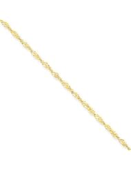 10k Gold 2.25mm Singapore Chain 30 Inches