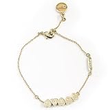 CHLOE（クロエ） クロエ Ｈeat　Ｃharm ハートチャームハートキューブ ロゴブレスレット ゴールド×ライトゴールド2B0456 AW7 97 ブレスレット ゴールド×ライトゴールド(abcl00003l)