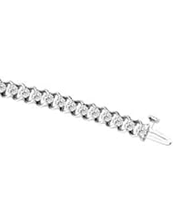 Created Moissanite Bracelet 14K White 65792
