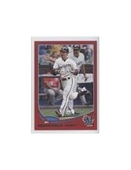 Collectibles: Norichika Aoki Milwaukee Brewers (Baseball Card) 2013 Topps Target Red Border #307 - Topps