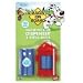 Bags on Board Red Hydrant Dispenser with 30 Refill Bags
