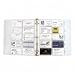 Tabbed Business Card Protectors, Fits 3 Ring Binders, 100 Card Cap., 5 Pgs/Pack (CLI6...