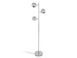 LEITMOTIV TN812 Bodenleuchte Retro 3 Lampen Metall chrom