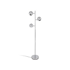 LEITMOTIV TN812 Bodenleuchte Retro 3 Lampen Metall chrom
