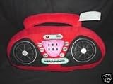 Ipod Radio Pillow Plush Speaker Pillow Red