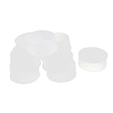 uxcell　エンドキャップ　パイプエンドキャップ　パイプカバー　PVC製　ホワイト　52mm　10個入り