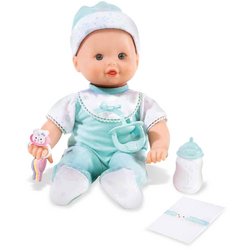 Childrens Toyshop  Toys : Little Mommy Real Loving Baby Cuddle & Coo Doll - Aqua Velour Outfit