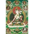 Thanka Print (Acid Free Paper) of White Tara, 18"x25".
