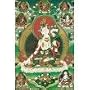 Thanka Print (Acid Free Paper) of White Tara, 18"x25".