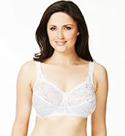 Total Support Non-Wired All-Over Fleur Lace B-G Bra