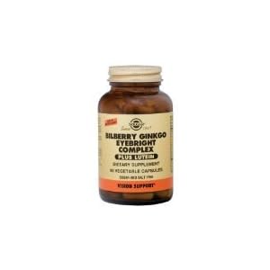Bilberry * Ginkgo Eyebright Complex Plus Lutein 60 + 20 Free