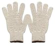 Condor 4JF62 Glove, Knit, Std Wt, Natural, Large, Pr