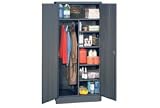 Combination Industrial Storage Cabinet 36x18x78 Gray