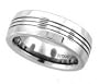 Mens or Mans Triton Titanium Wedding Band Ring