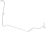 ACDelco 15235032 Front Brake Combination Valve Pipe Assembly