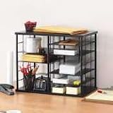 Rubbermaid 1738583 Rubbermaid 12-Slot Organizer, 21W x 11 3/4D x 16H, Black