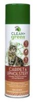 Carpet Clean – Clean + Green Carpet and Upholstery Pet Odor and Stain Remover for Cats, 16-Ounce