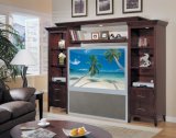 Metro Cherry Finish 3pc Entertainment Center for Flat Wide Screen Plasma or LCD TVs.