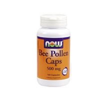 Now Foods Bee Pollen 100 Capsules 500mg- Now Foods by Bee Pollens