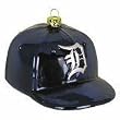 Detroit Tigers 3" Collegiate Glass Football Helmet Holiday Ornament - MLB Baseball