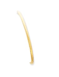 14k Gold 3mm D/C Tube Bangle