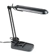 Catalina Lighting 12036001028 Flexible fluorescent organizer lamp, 16-1/5 high, matte black