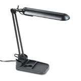 Catalina Lighting 12036001028 Flexible fluorescent organizer lamp, 16-1/5 high, matte black