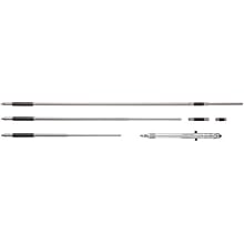 Starrett 124C Solid-Rod Vernier Inside Micrometers Set, 8-32" Range, 0.001" Graduation, +/-0.0001" Accuracy, Without Case